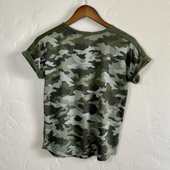 Lucky Brand Size XS T-Shirt - Green Camo Short Sleeve Summer Trendy - Picture 7 of 7